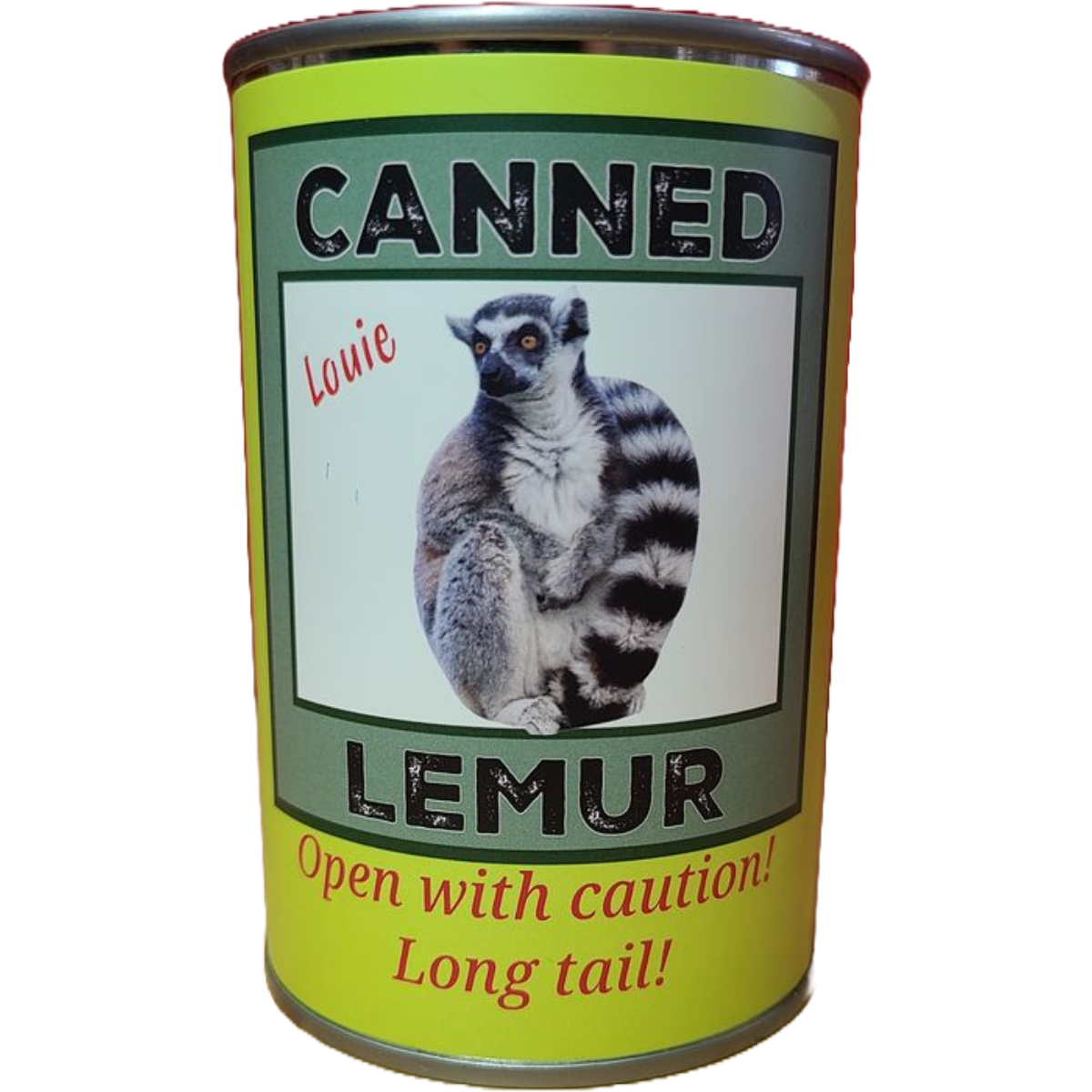 Louie the Canned Lemur - Stuffed Animal Plush w/Funny Jokes
