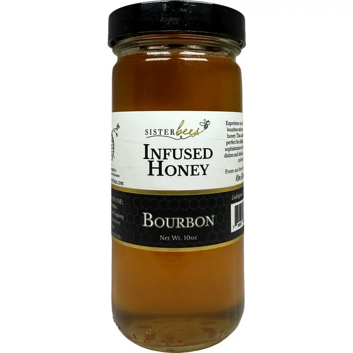 BOURBON INFUSED HONEY 10 OZ