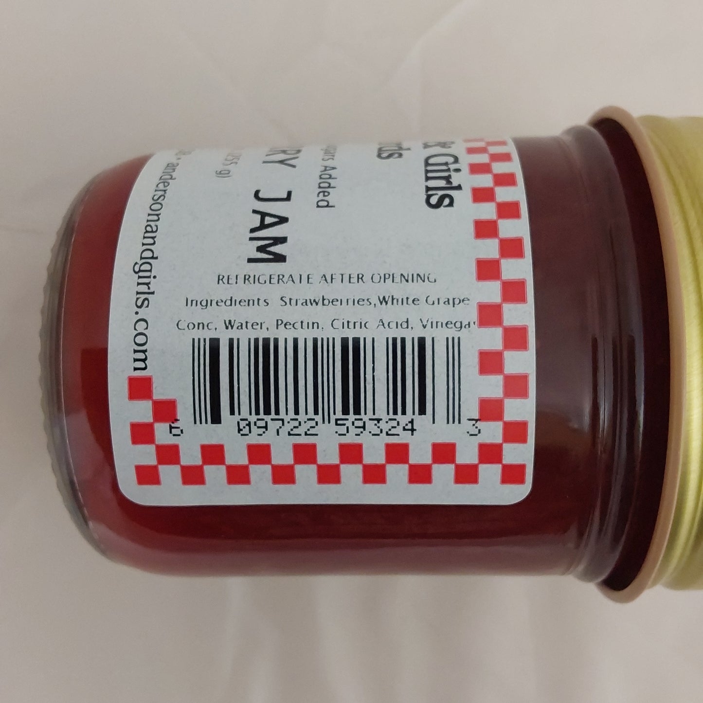 SF STRAWBERRY JAM 9 OZ