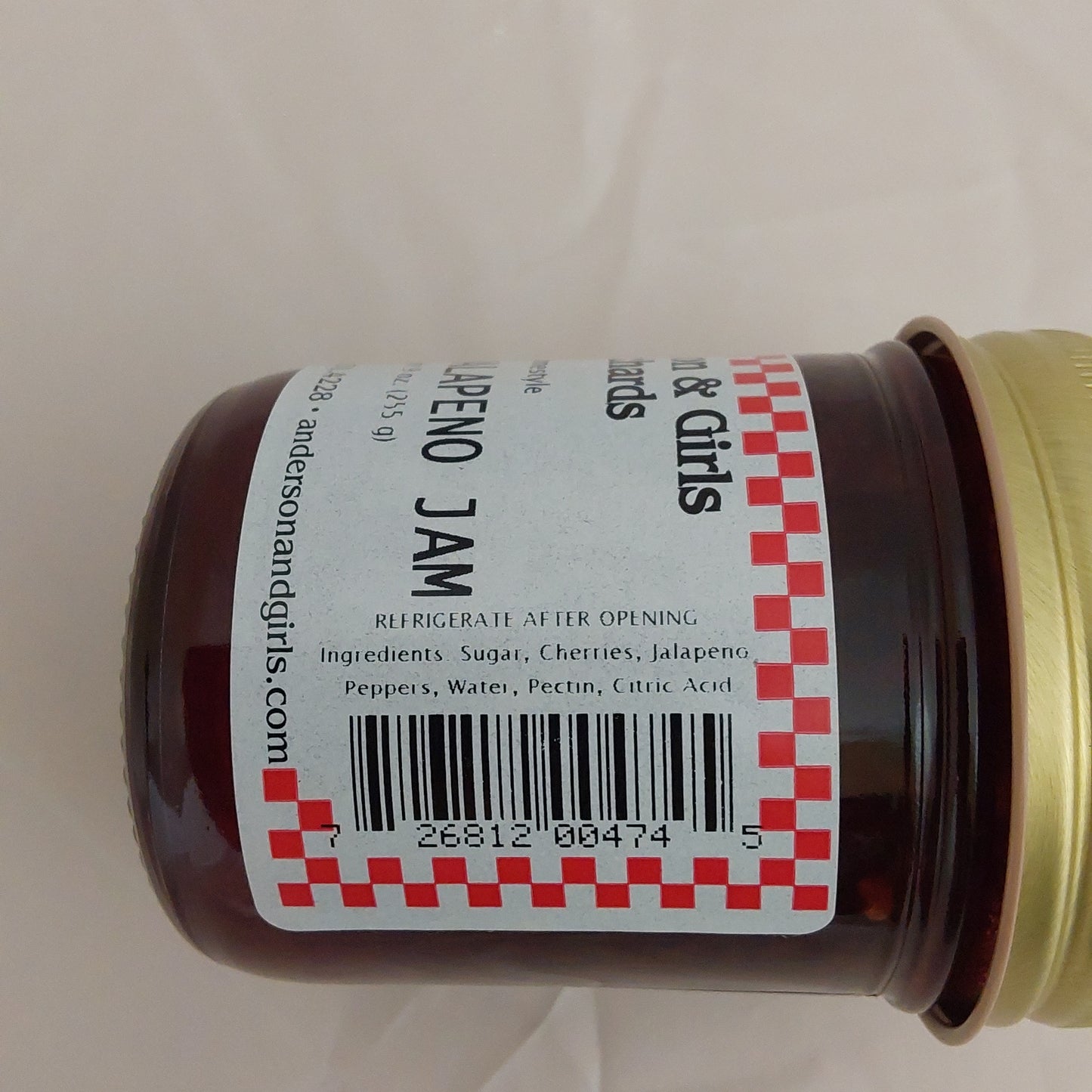 CHERRY JALAPENO JAM 9 OZ