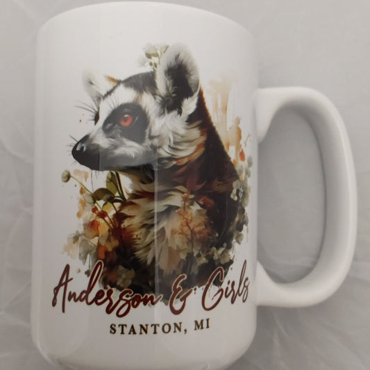 MASTERPIECE LEMUR RAINFOREST 15 OZ MUG