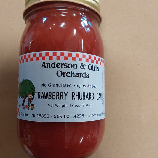 SF STRAWBERRY RHUBARB JAM