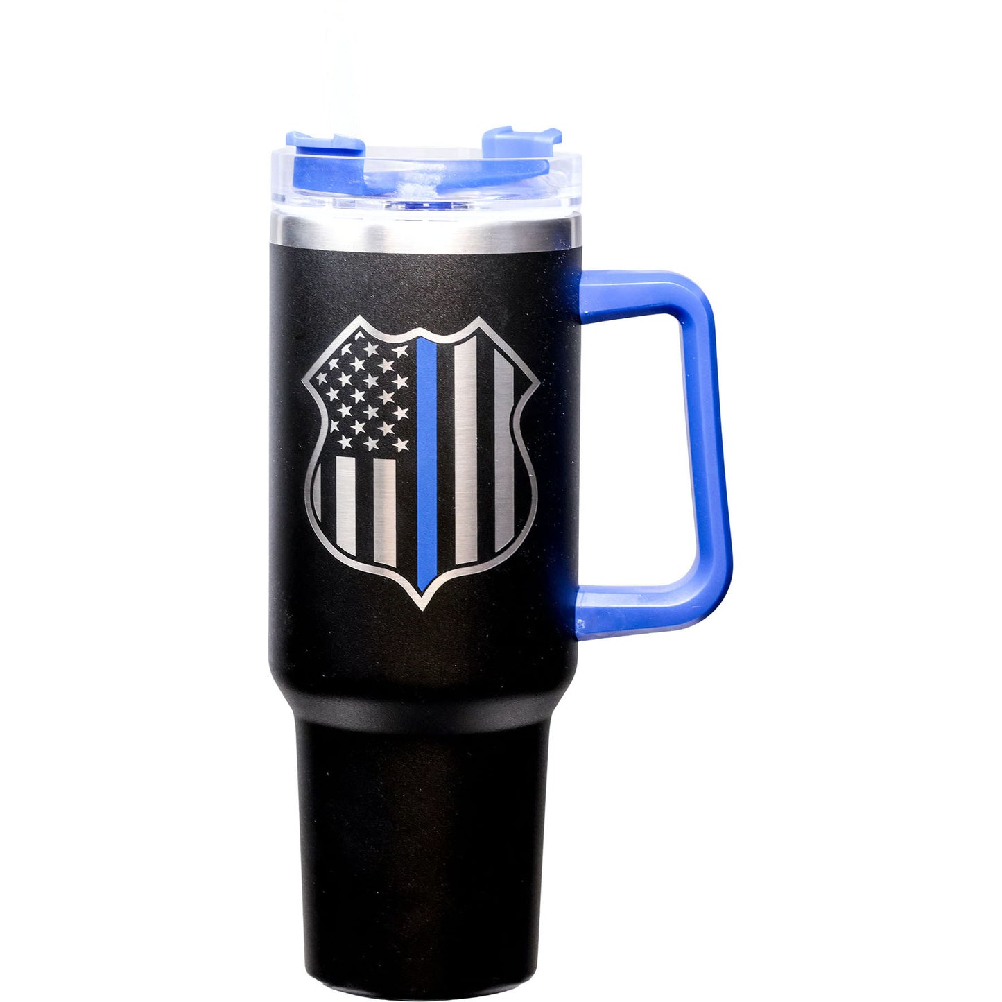 POLICE ETCHED 40OZ STNLS TM