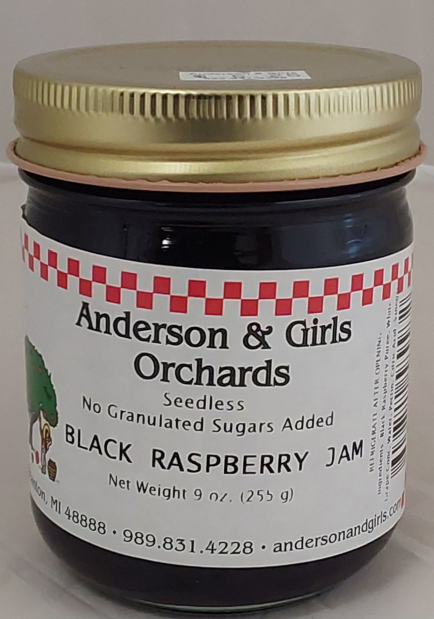 SF BLACK RASPBERRY JAM 9 oz