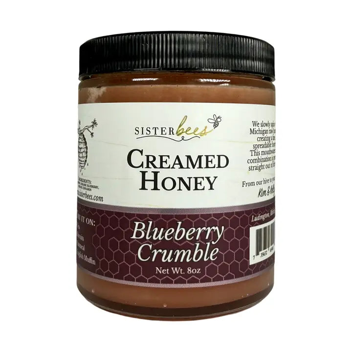 BLUEBERRY CRUMBLE CREAMED HONEY