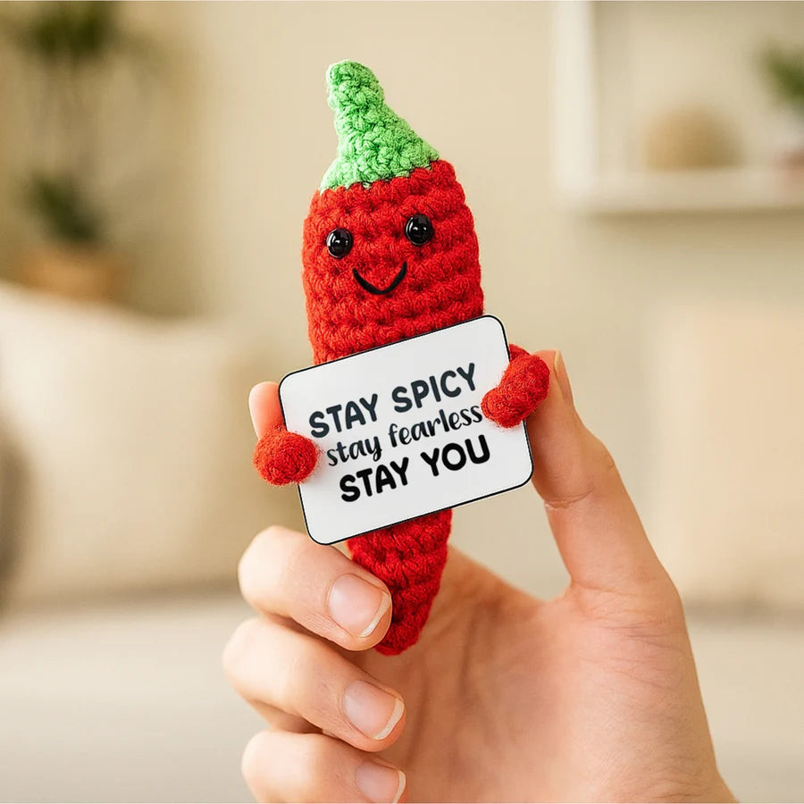 CHILI PEPPER CROCHETED MINI