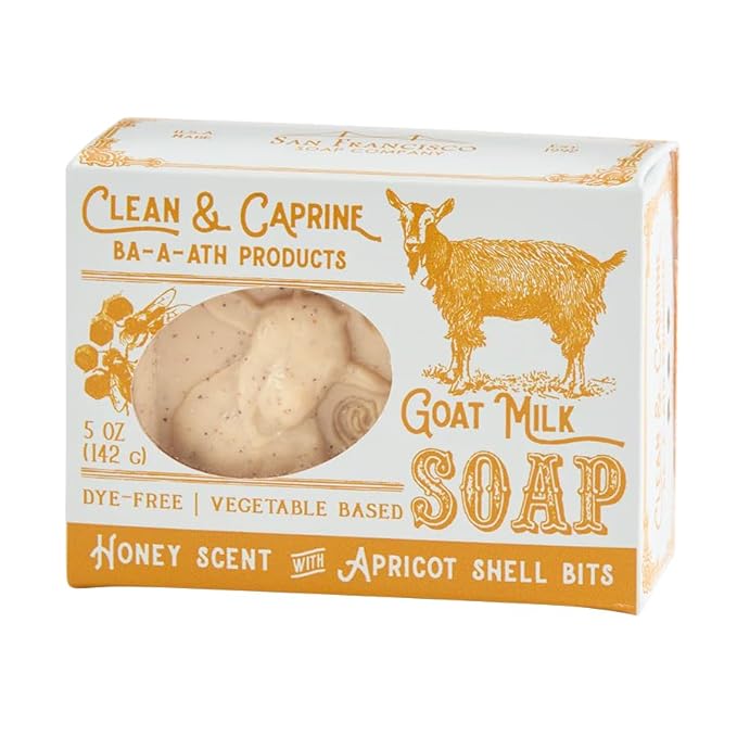 Clean & Caprine: Honey Apricot Goat Milk Bar 5 OZ