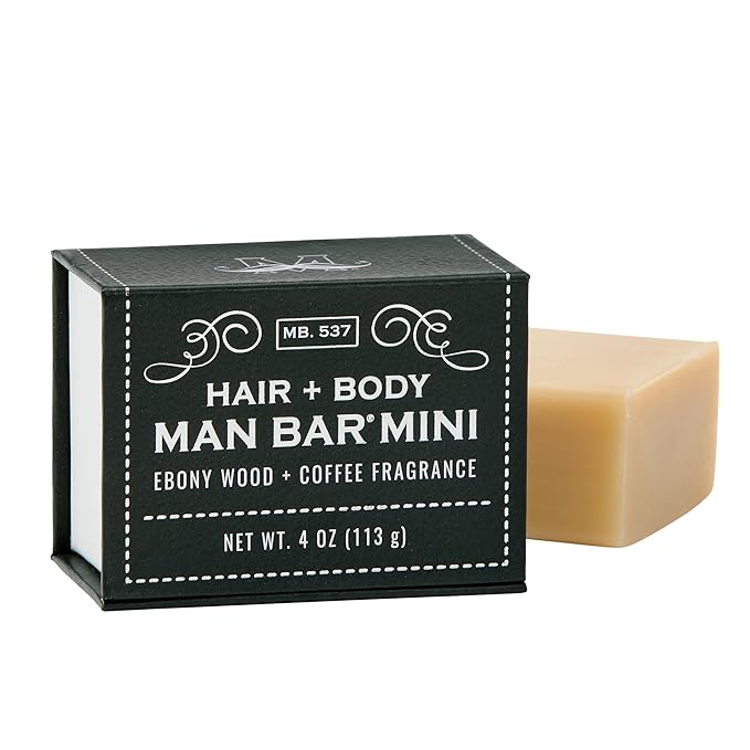 MAN BAR HAIR & BODY MINI BAR EBONY WOOD & COFFEE