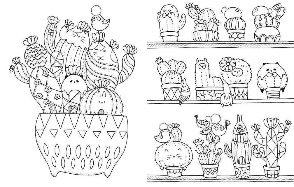 A MILLION CUTE ANIMALS TO COLOR