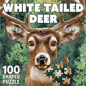 WHITE TAIL DEER 100 PIECE PUZZLE