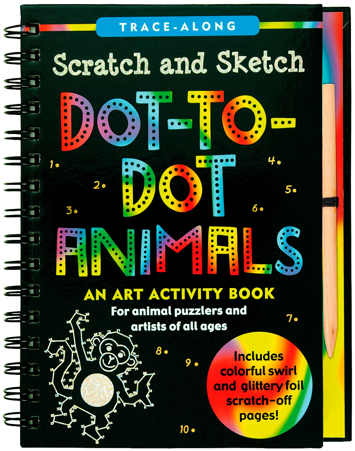 DOT TO DOT ANIMALS SCRATCH & SK