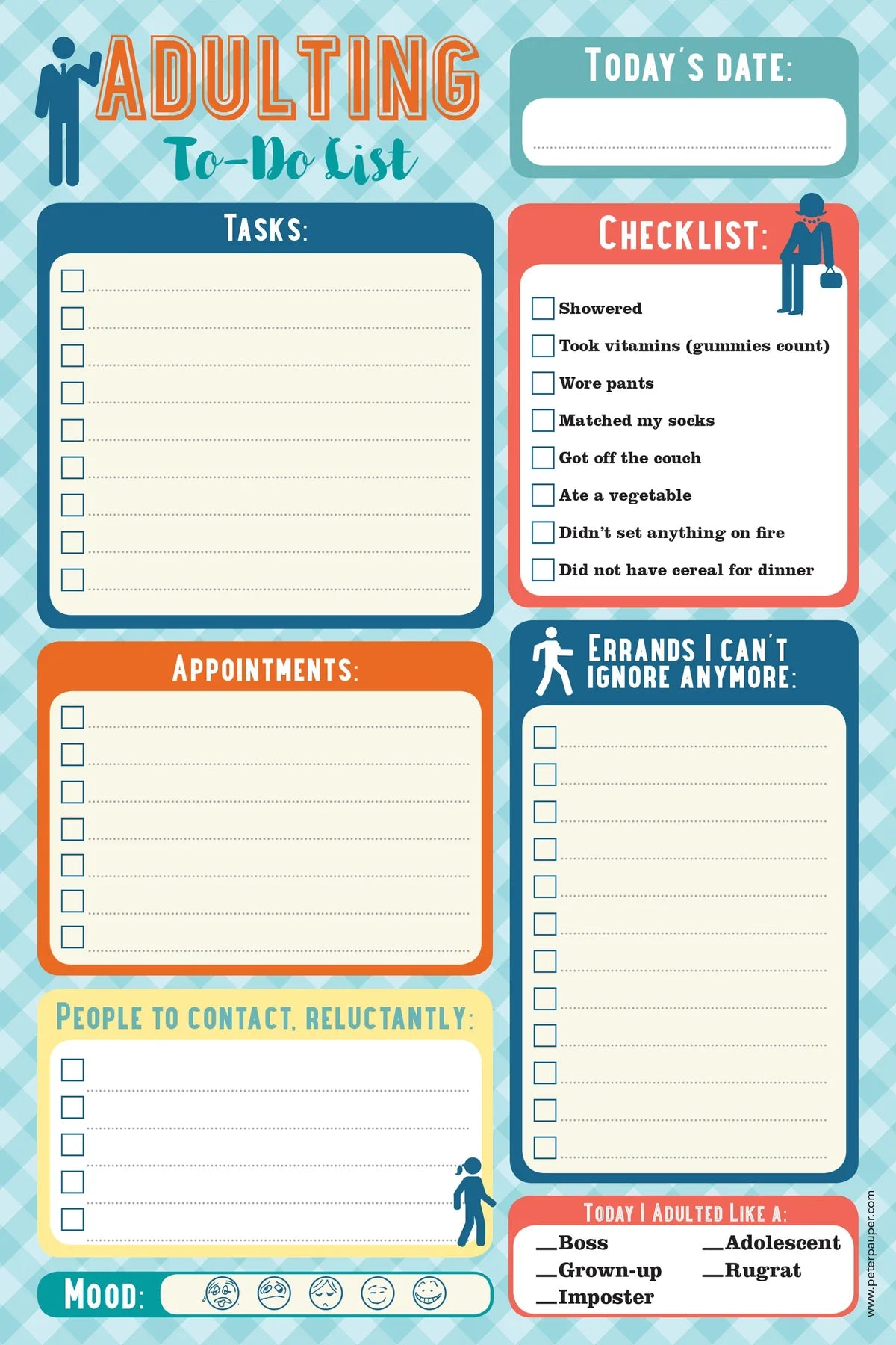 ADULTING TO DO LIST