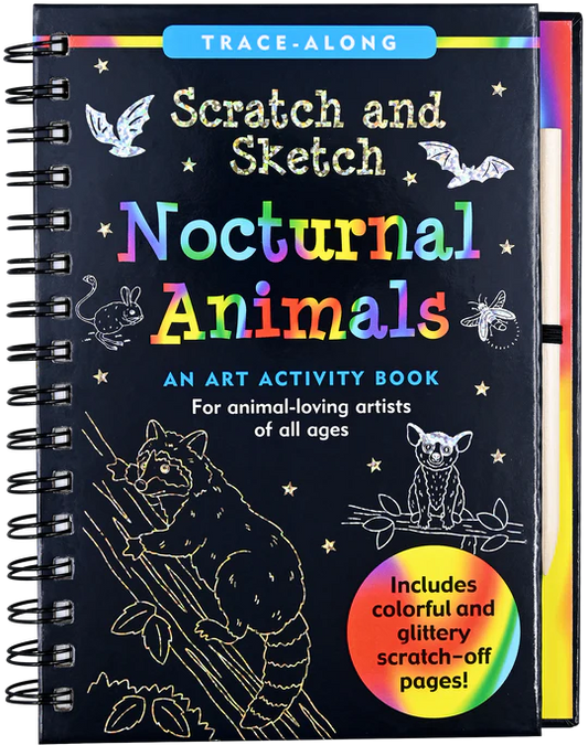 NOCTURNAL ANIMALS SCRATCH & SKETCH