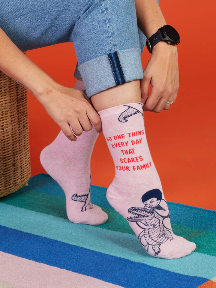 SCARES YOUR FAMILY CREW SOCKS