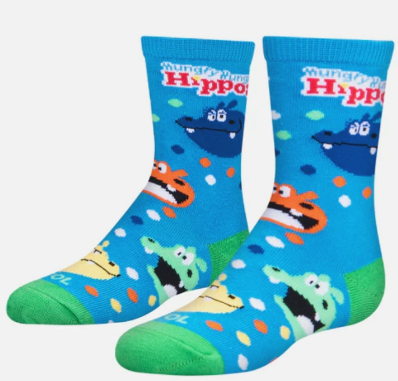 HUNGRY HUNGRY HIPPOS KIDS SOCKS