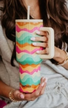 Neon Abstract Colors 38oz Tumbler