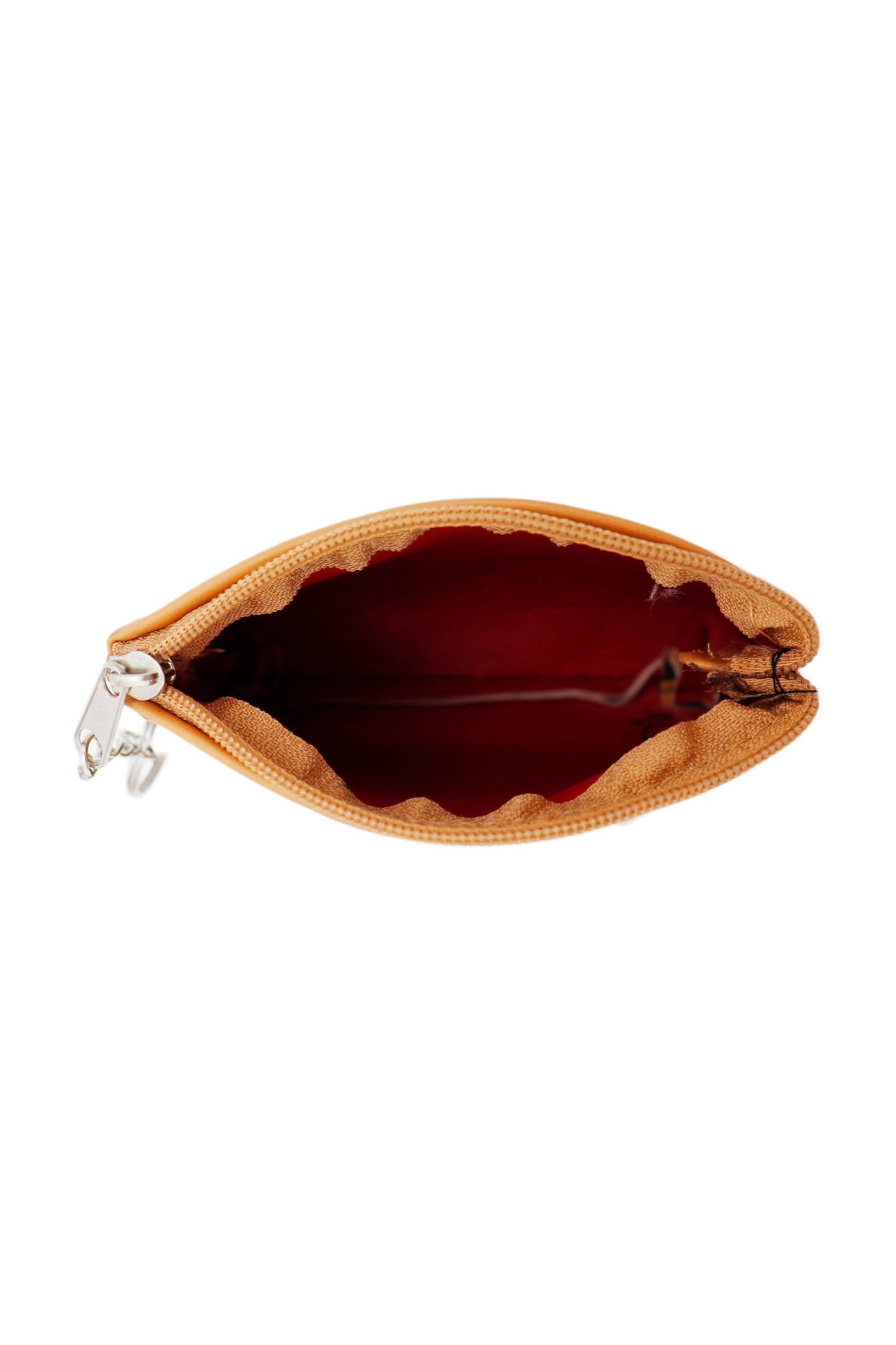 Sunflower Zippered Vegan PU Leather Coin Purse