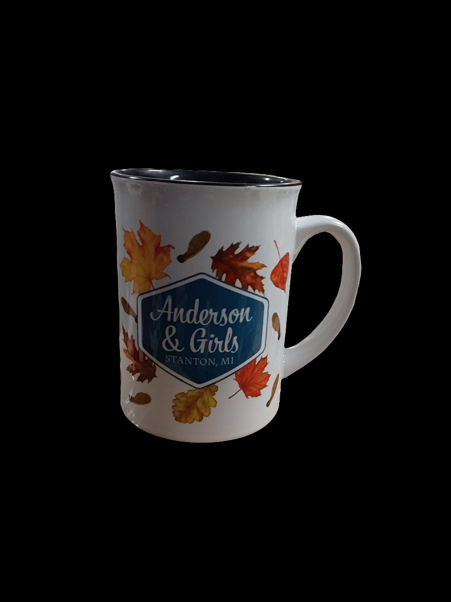 ANDERSON & GIRLS 20 MUG WITH LEAVES