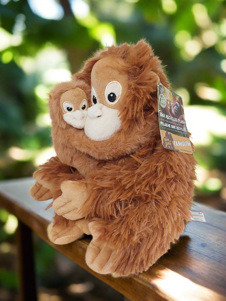 Mom & Baby 12" Orangutan
