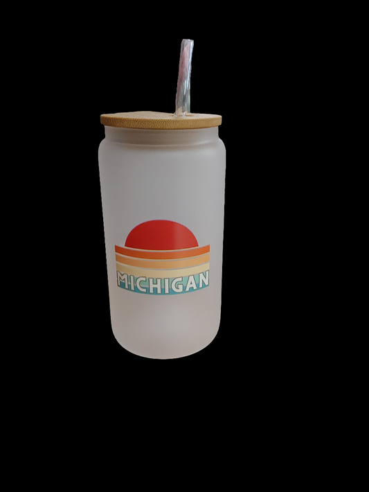 MICHIGAN FROSTED GLASS - SUNSET