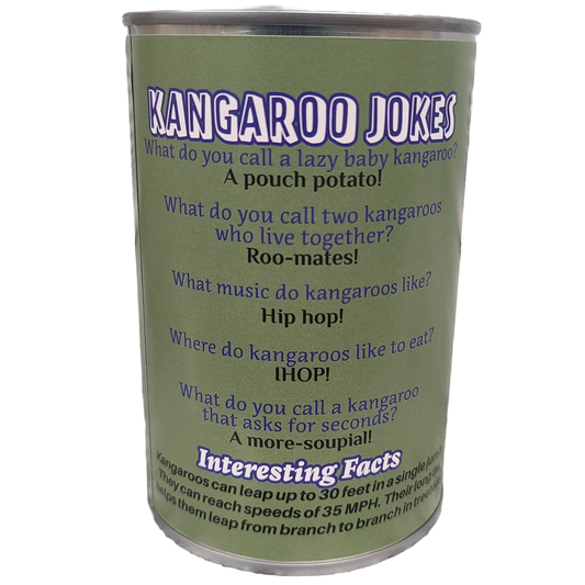Canned Kangaroo | Stuffed Animal Plush | Funny Jokes