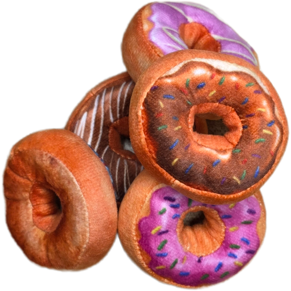 Can O' Donuts | 5 Mini Plush Donuts Gift w/Jokes
