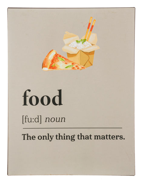 Hangry Foodie Definition Plaques