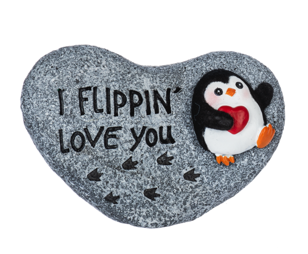 A Penguin Kind of Love - Garden Rocks