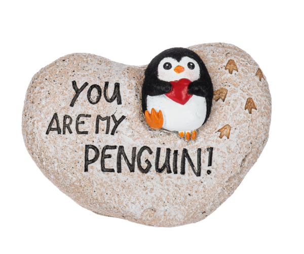 A Penguin Kind of Love - Garden Rocks