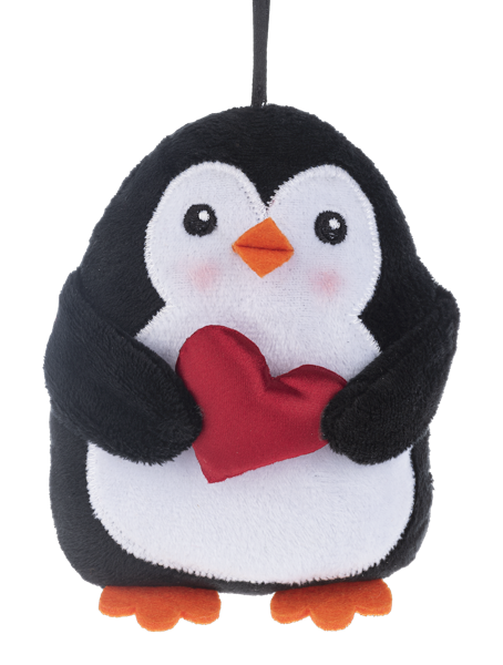 A Penguin Kind of Love Stuffed Ornaments in Crate