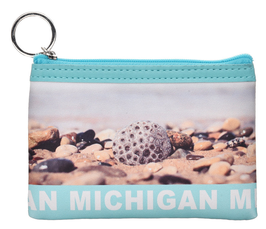 MICHIGAN PETOSKEY STONE COIN PURSE