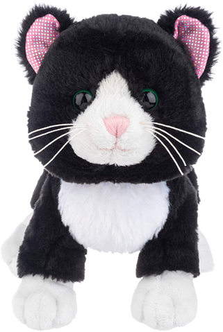 BLACK & WHITE CAT WEBKINZ
