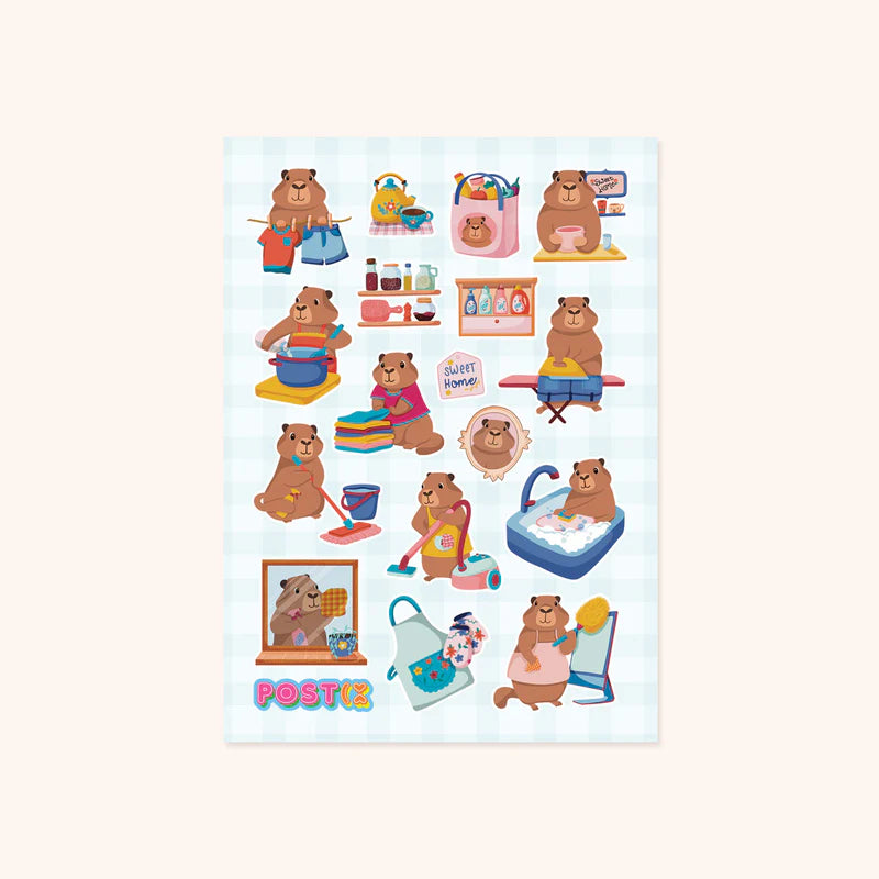 Marmots Manor Glossy Sticker Sheet