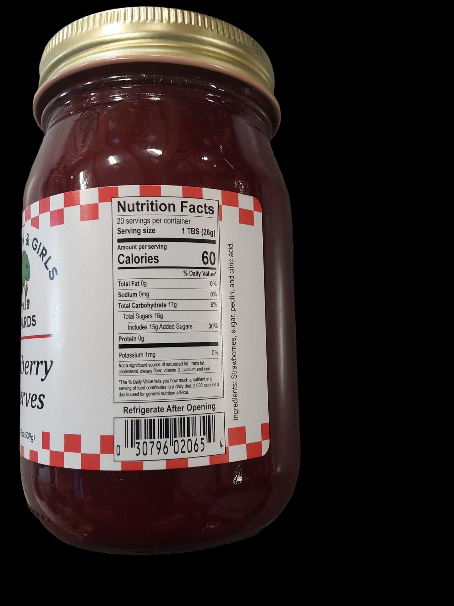 STRAWBERRY PRESERVES 19 OZ