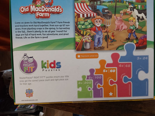 OLD MACDONALD'S FARM MARKET DAY PUZZLE
