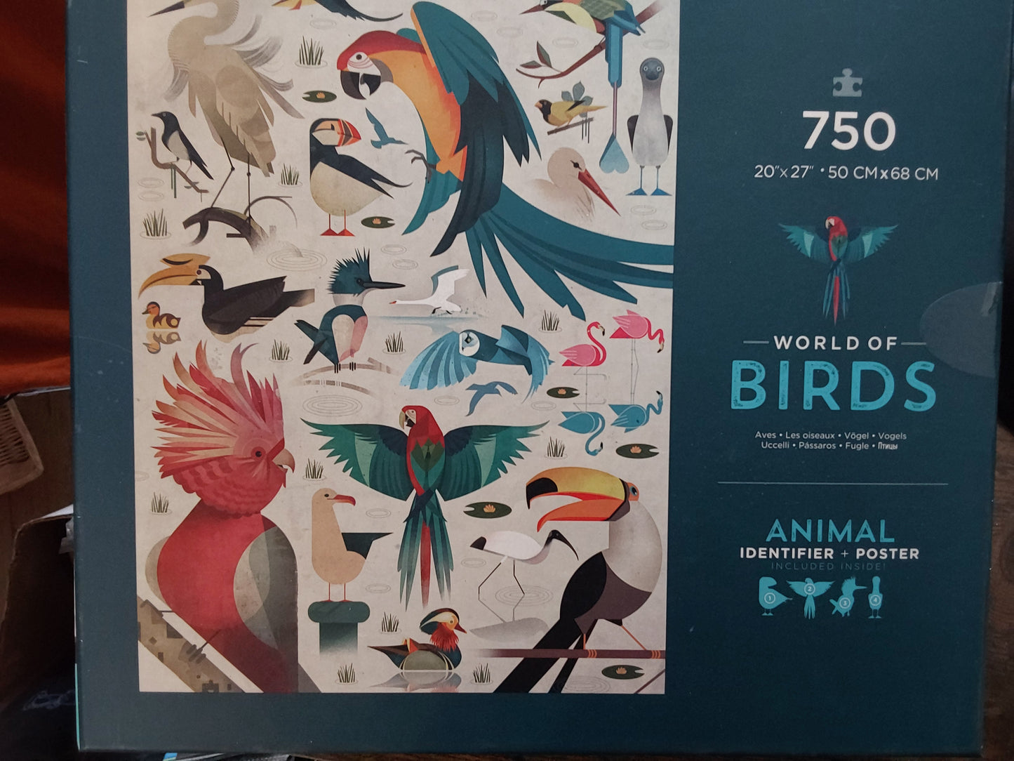 WORLD OF BIRDS 750 PIECE PUZZLE