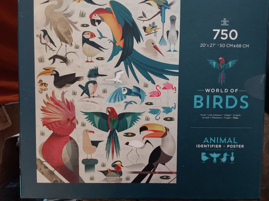 WORLD OF BIRDS 750 PIECE PUZZLE