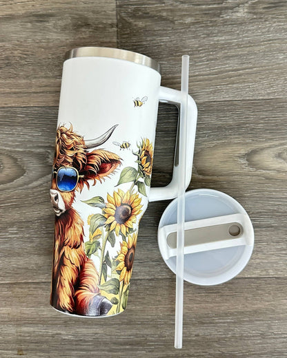HIGHLAND COW  STAINLESS STEEL TUMBLERS CUP 40oz