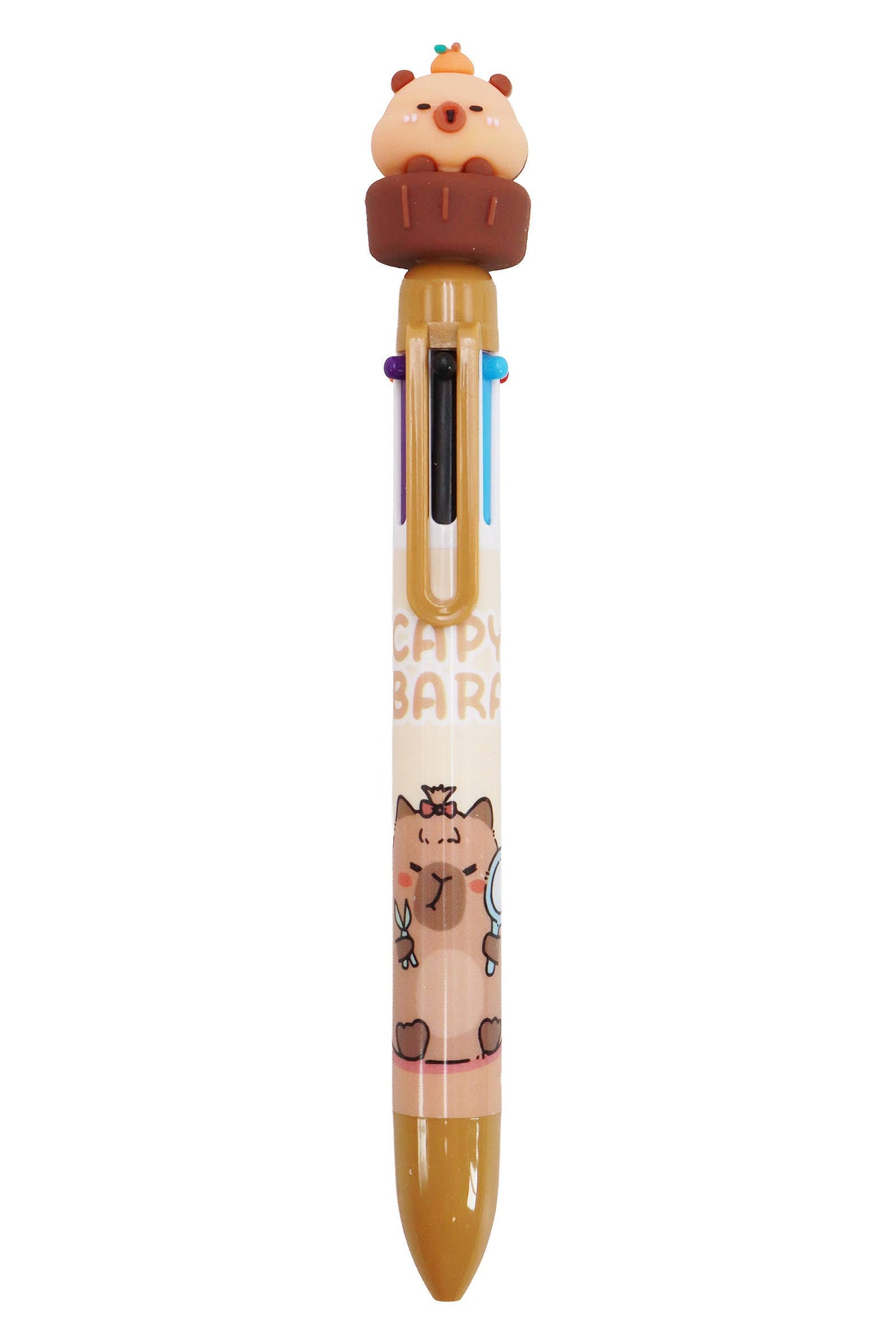 3D Capybara 6-in-1 Multicolor Pen