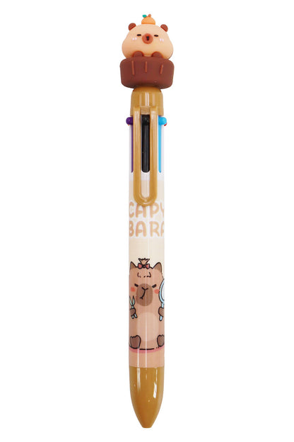 3D Capybara 6-in-1 Multicolor Pen
