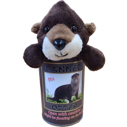 Otis the Canned Otter Stuffed Animal Plush w/Funny Jokes