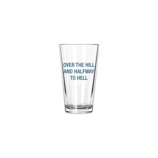 Over the Hill Pint Glass