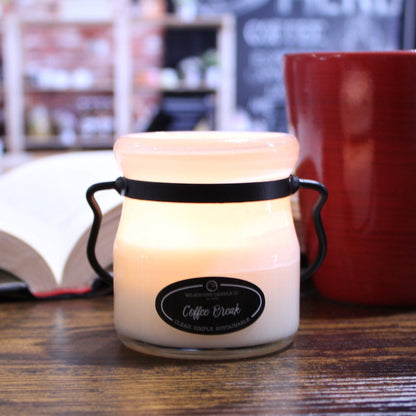 5 oz Cream Jar Candle: Coffee Break
