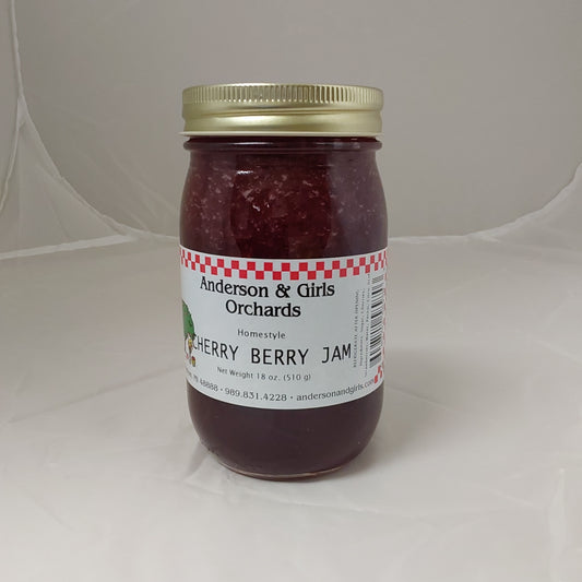 CHERRY BERRY JAM 16 OZ