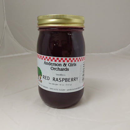 RED RASPBERRY JAM 18 OZ