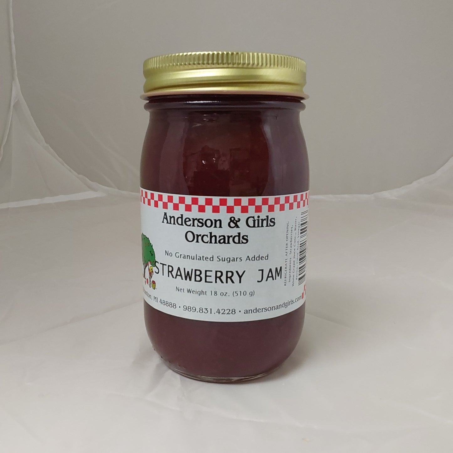 SF STRAWBERRY JAM 16 OZ