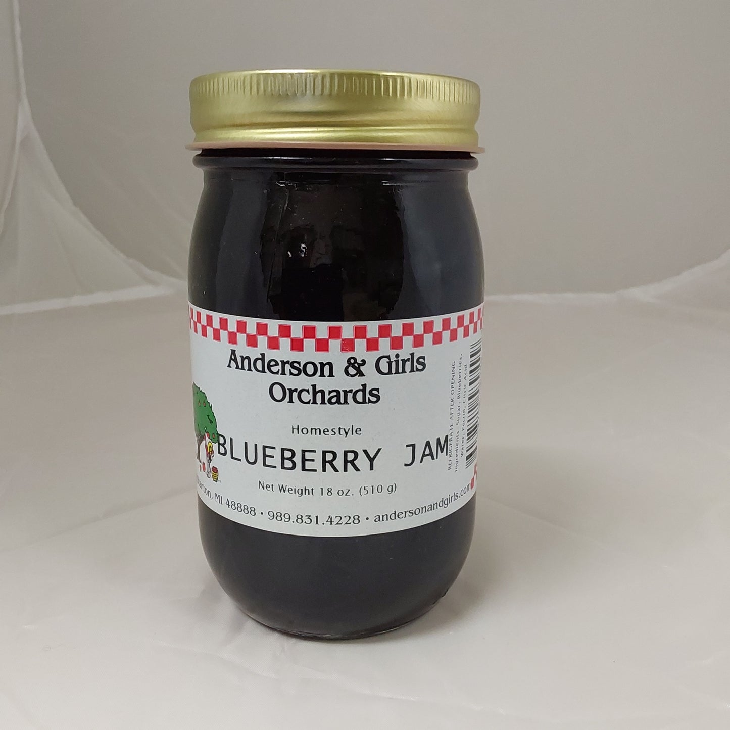 BLUEBERRY JAM 18 OZ