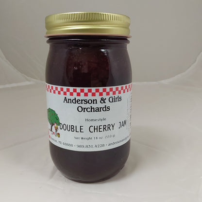 DOUBLE CHERRY JAM 18 OZ