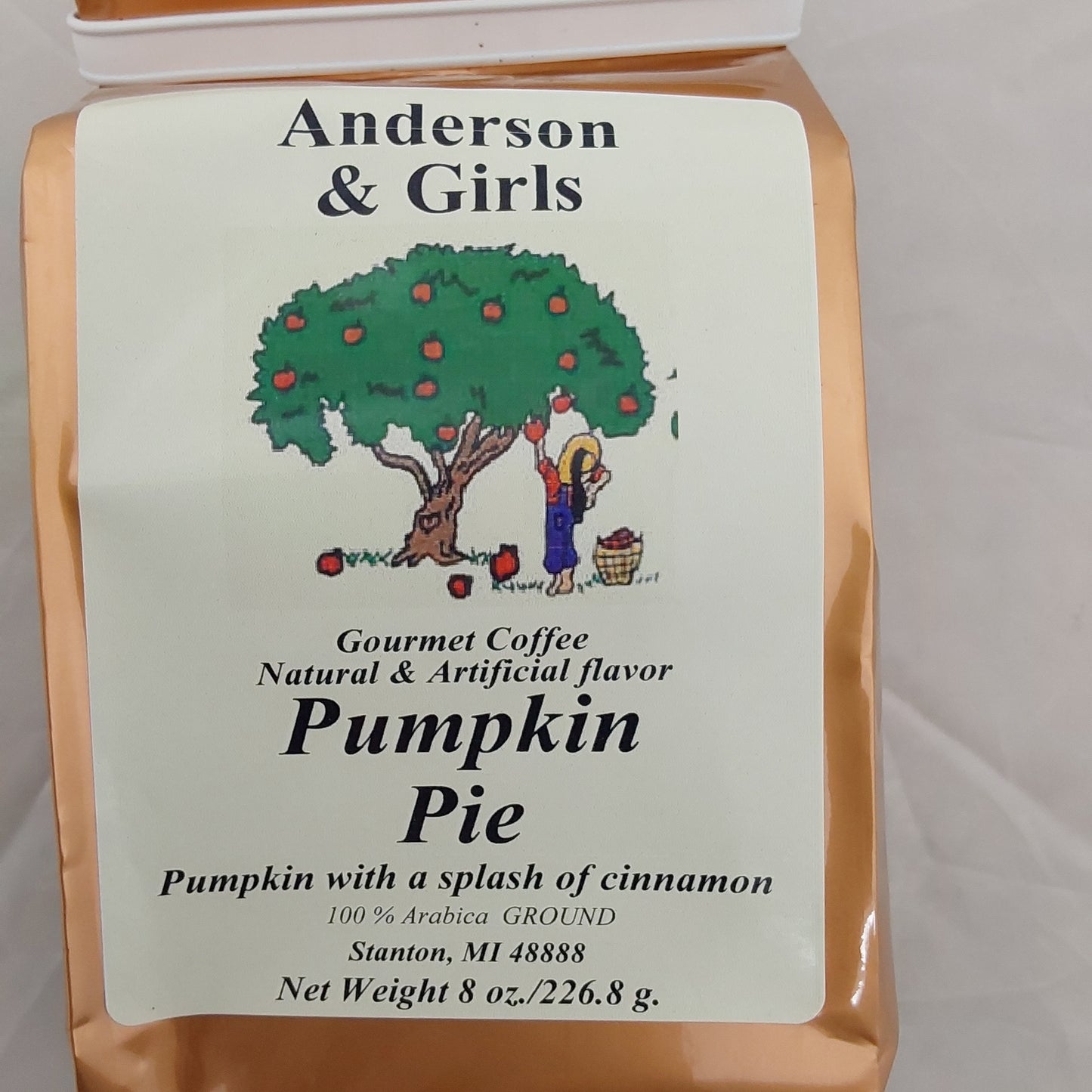 PUMPKIN PIE 8 OZ COFFEE