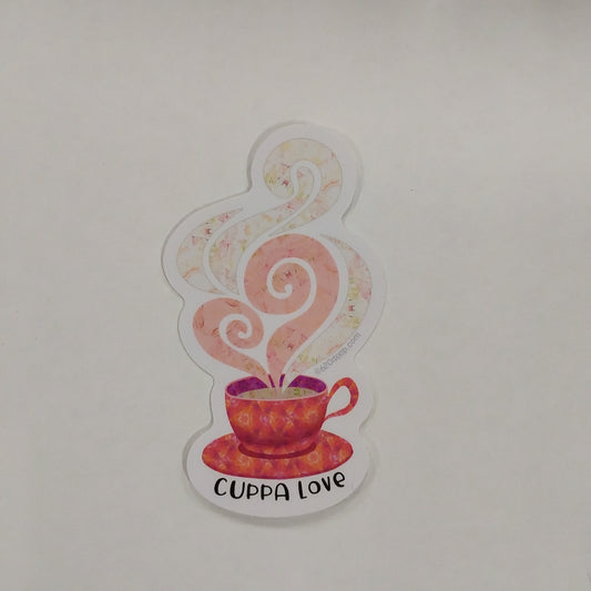 CUPPA LOVE STICKER